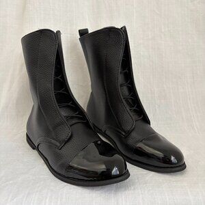 Black Leather Boots 8